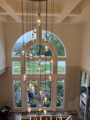 Raindrop Round Chandelier 60" - view 9