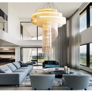 Alisa Multi-Layer Ring Chandelier - view 3