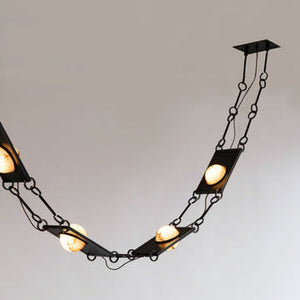 Nima Swag Modern Luxury Alabaster Chandelier - view 4