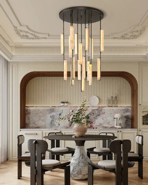Aureon Alabaster Round Chandelier - view 18