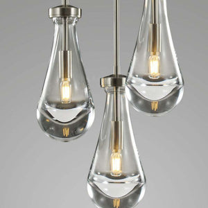 Raindrop 3-Light Rod Round Chandelier - view 16