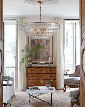 Ghiaccio Round Chandelier 24"36"48"60" - view 8