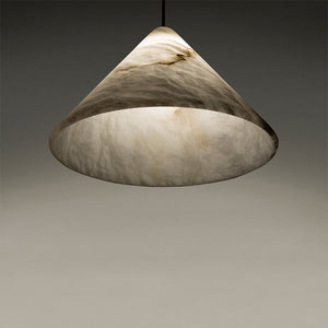 Aria Alabaster Kitchen Island Pendant Light, in brass - view 3