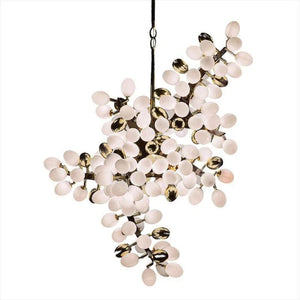 Pretty Grape Hanging Branch Chandelier Over kitchen Island - view 4