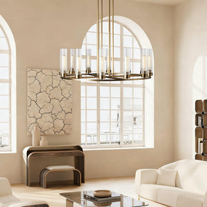 Andreas Round Chandelier 10/12 Light - view 4