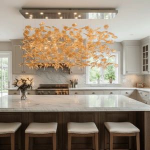Multicolor Crystal Spiral Maple Leaf Chandelier - view 55