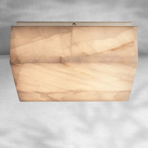 Riora Calcite Square Flushmount 6"10"14", flush mount - view 9