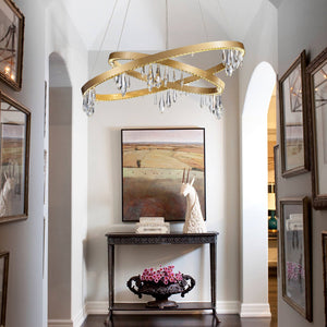 Orbit Crystal Ring Chandelier 31.5" - view 3