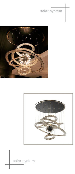 Aleron Crystal Ring Sputnik Chandelier, K9 crystal - view 10