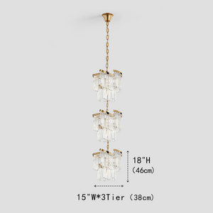 Twin Palms Crystal Chandelier
