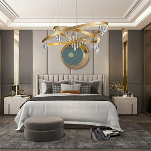 Orbit Crystal Ring Chandelier 31.5" - view 4
