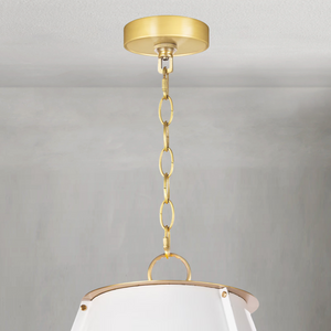 Vertelle Maid Chandelier Large, steel in white - view 11