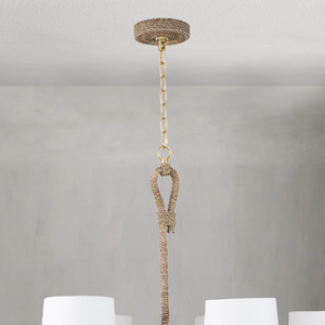 Marina Light Chandelier Small, in natural - view 2