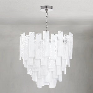 Tidelle Nickel Clear Glass Chandelier Small - view 2