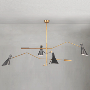 Junith Chandelier, steel in white