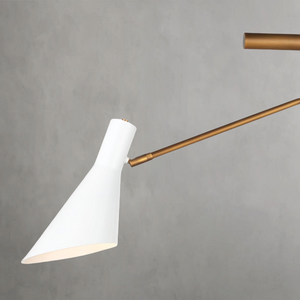 Junith Chandelier, steel in white - view 7