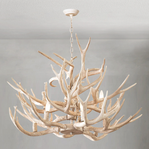 Nautine Antler Chandelier, resin in natural - view 2