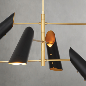 Nebine Chandelier, steel in white - view 8