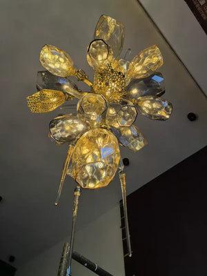 Modern Wine Glass Shape Chandelier Italian Light Luxury Light Fixture for Dining Room/Living Room - view 14