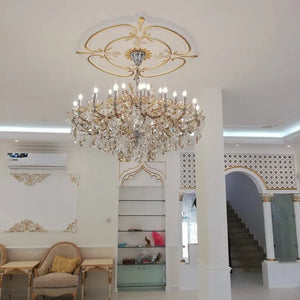 Allumage Extra Wide Classic Crystal Chandelier, K9 crystal - view 17