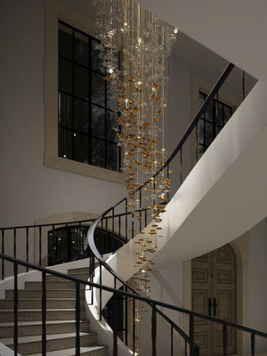 Galaxy Tidal Art Glass Crystal Spiral Chandelier - view 76