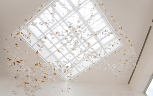 Galaxy Leaf Twisted Sculptural Meteor Shower Crystal Spiral Chandelier - view 34