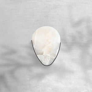 Braden Alabaster Minimalist Wall Sconce