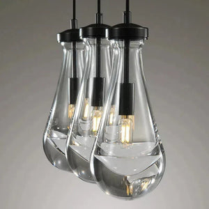 Raindrop Linear Chandelier 3-Light 22" - view 5