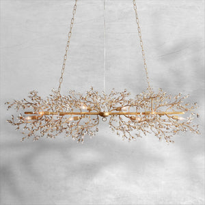 Fiore Linear Chandelier 43"51"68" - view 36