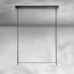Aureon Crystal Single Bar Linear Chandelier - view 2