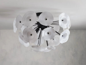 Lily Flushmount in Black, flush mount - view 2
