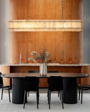 Sienna Marcus Alabaster Linear Chandelier 54''72'' - view 13