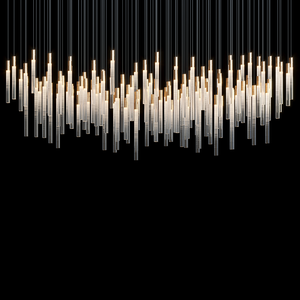 Velmora Frosted Tube Cluster Chandelier - view 6