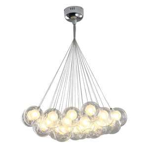 Oversize Modern Glass Ball Bubble Light Art Chandelier for Living/Dining Room/Clothing Store - view 2