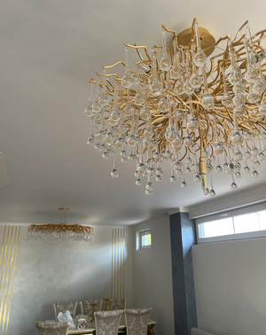 Stunning Tree Branch Crystal Chandelier with Clear Teardrop-shaped for Living/Dining Room - view 22