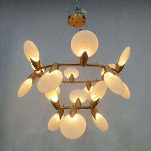 Lyla 2-Tiered Halo Chandelier, two-tier - view 7