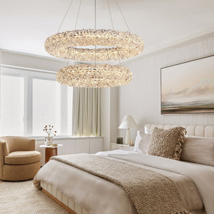 Lumina Halo Crystal Chandelier 31.5" - view 8