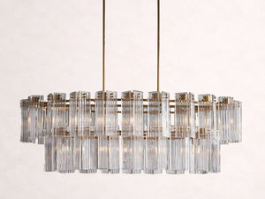 Delsie Oval Tiered Chandelier 63'' 72"W - view 31
