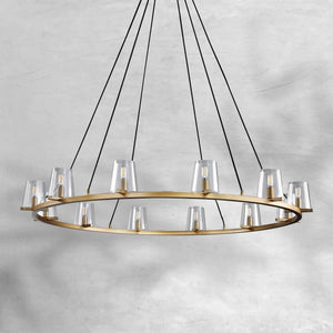 Prism Glass Round Chandelier 36"48"60" - view 3