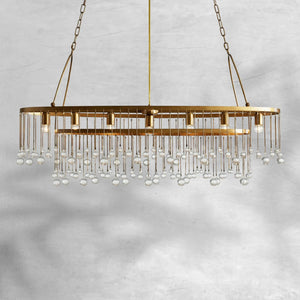 Aubrey 7 Light Oval Chandelier - view 3