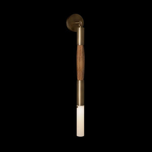 Horsehair Sconce, brass wall sconce - view 18