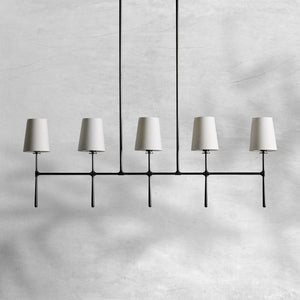 Rhodes Linear Chandelier 5/6 Light - view 4