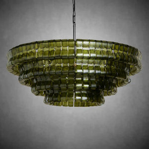 Glacien Round Glass Chandelier - view 32