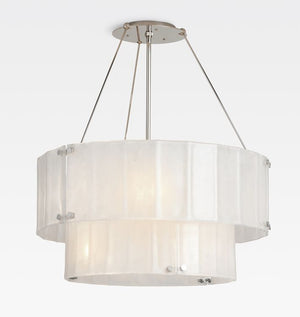 Willamette Glass Round Chandelier 2-Tier 32'', two-tier - view 7