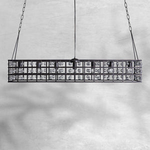 La Cage Rectangular Chandelier 7 Light - view 4