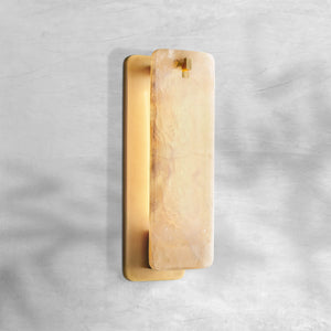 Calame Alabaster Sconce, wall sconce