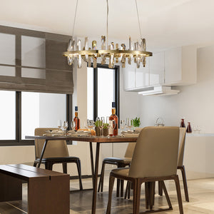 Mira Ring Crystal Chandelier - view 11