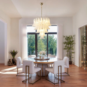 Virelia Tiered Glass Chandelier - Gold - view 14