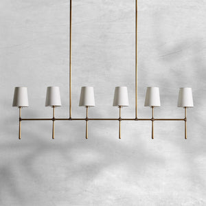 Rhodes Linear Chandelier 5/6 Light - view 8