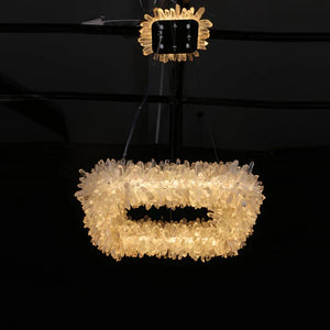 Modern Round/Oval/Linear/Square Natural Crystal Chandelier - view 21